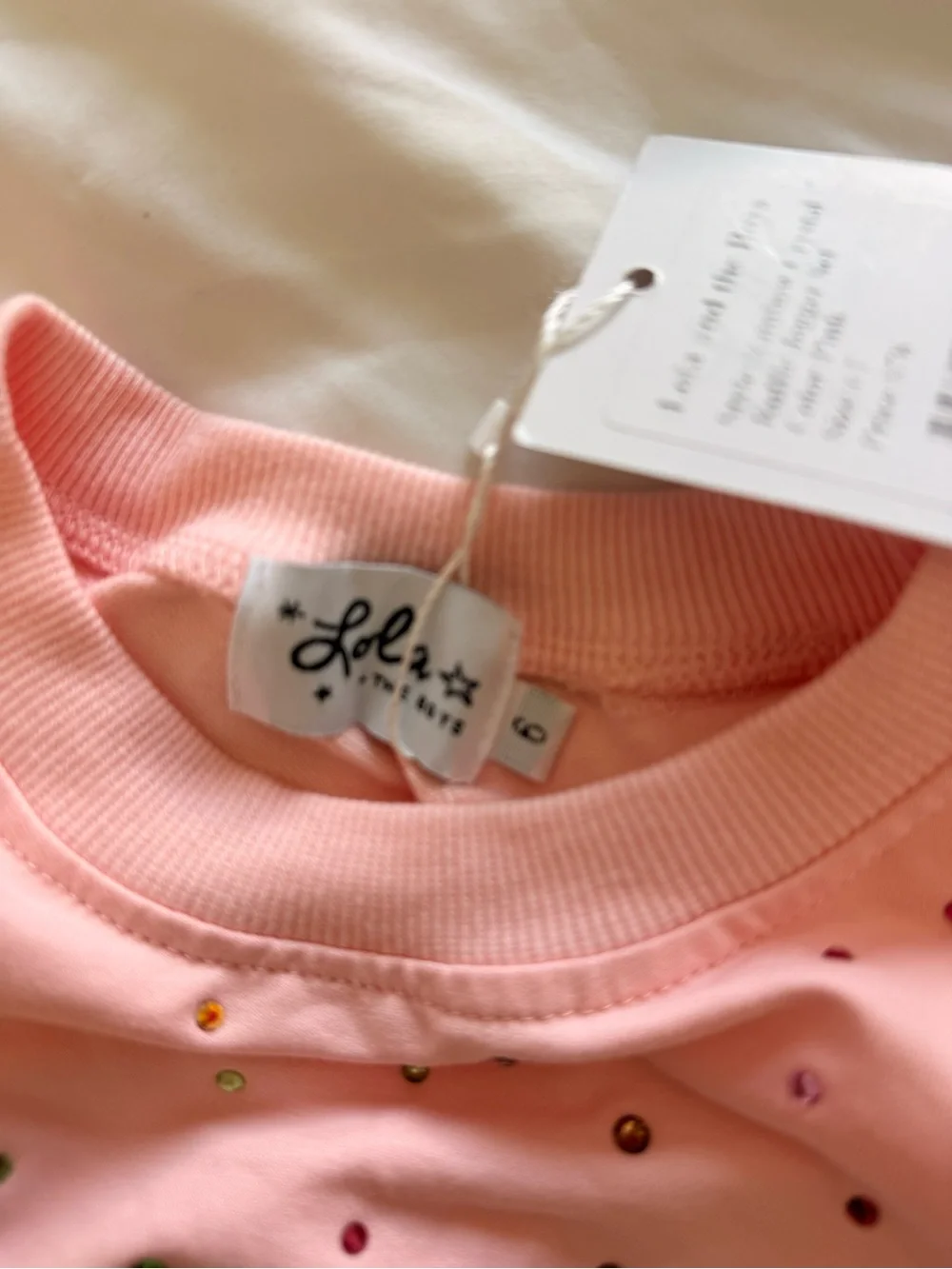 Lola + The Boys soft pink